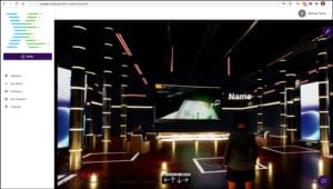 3D Virtual Event Platform Conference Environment